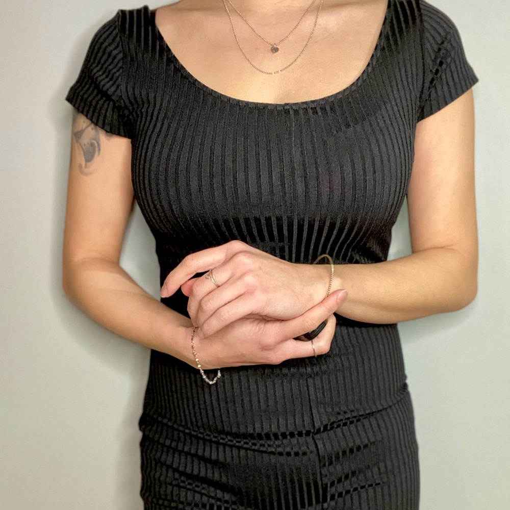 Black long dress